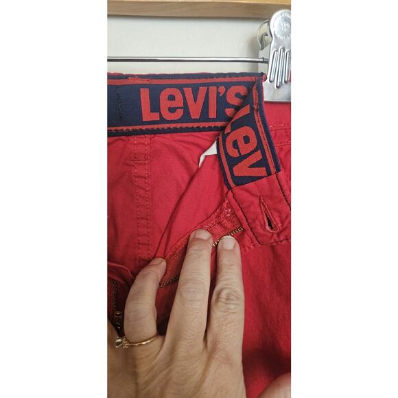 Levis boys swim‎ shorts sz. small red - Picture 3 of 3